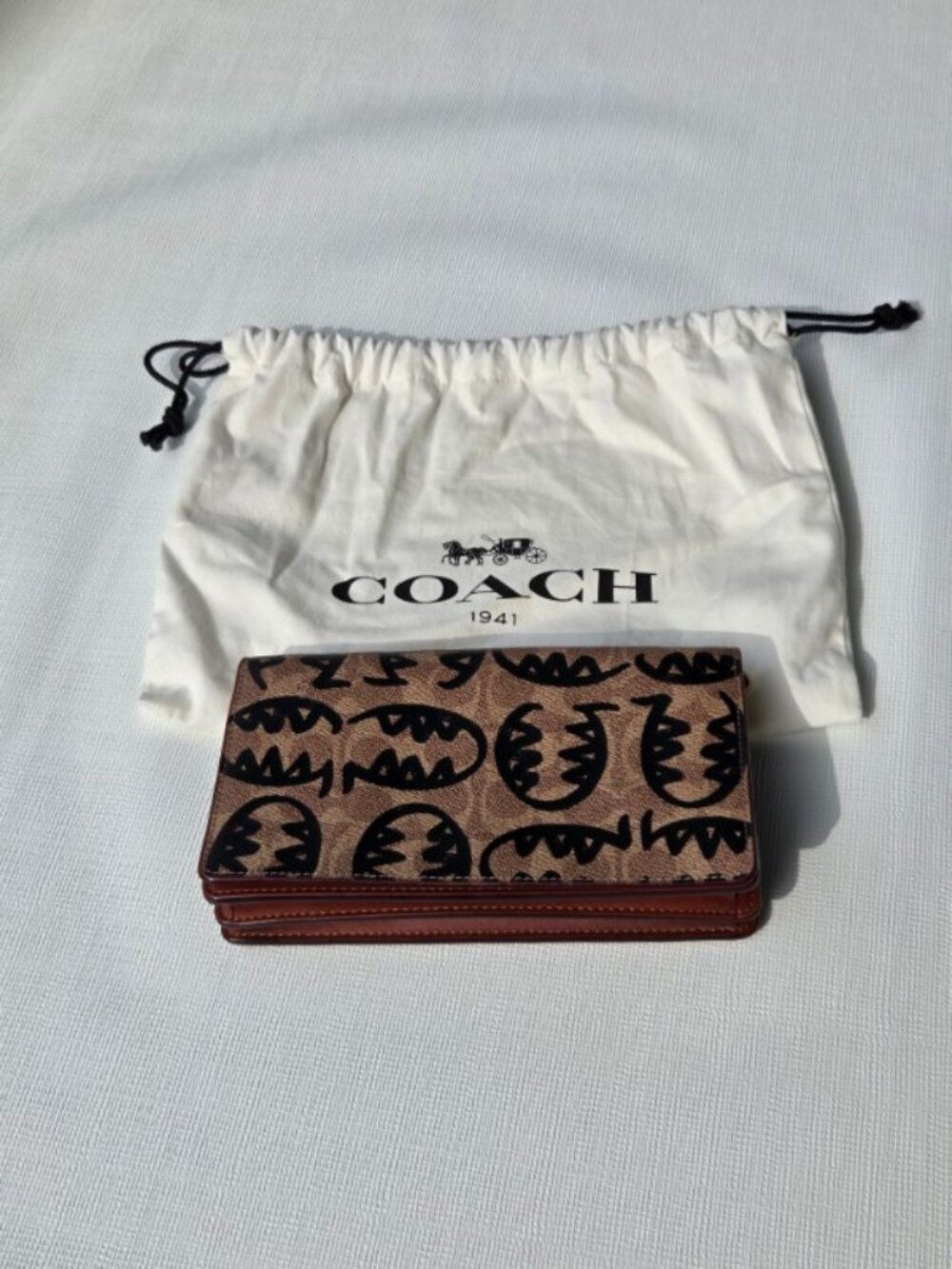 Coach X Callie Fold-over REXY Guang Yu Chain Clutch Crossbody Bag 73825, Exc Con